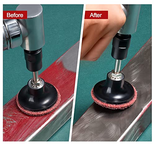 S SATC 46PCS Sanding Discs 2 Inch Quick Change Discs 1pcs 1/4'' Holder Surface Conditioning Discs Fine Medium Coarse for Die Grinder Surface Strip Grind Polish Burr Finish Rust Paint Removal - size: 2 Inch