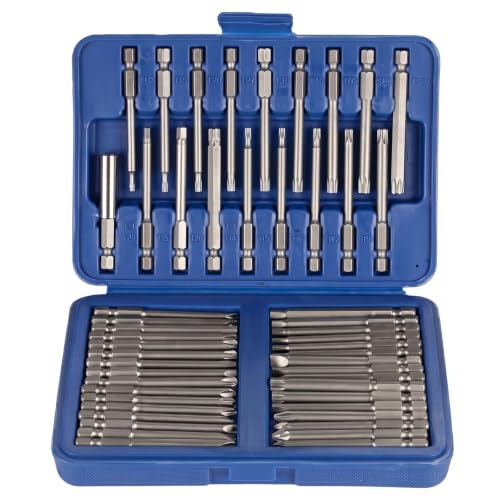 Rocaris 50 Pack Screwdriver Bit Set, 3 in Extra Long Magnetic Driver Kit - style: 50 Pcs