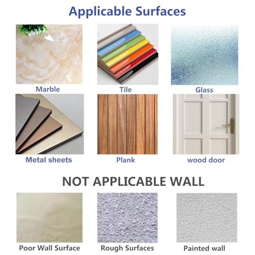 JINSHUNFA Adhesive Wall Hooks No Drill Clear Heavy Duty,13LB Sticky 8 Pack - color: Clear, size: Medium 8 Pcs