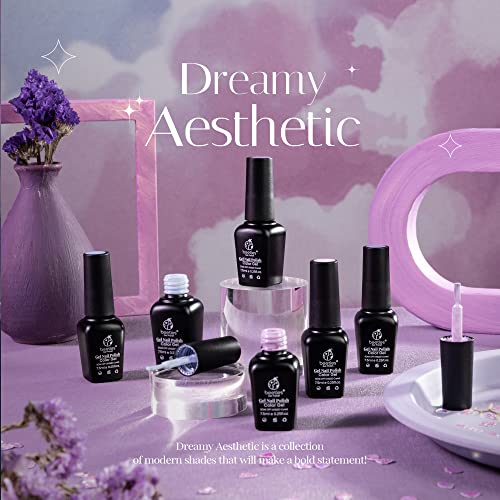 Beetles Pastel Gel Nail Polish Set, Dreamy Aesthetic Gel Polish - color: A - Pastel Blue Pink Purple | Dreamy Aesthetic