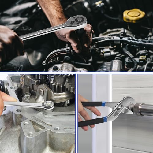 Prostormer 240-Pieces Mechanic Tool Set with Aluminium Tool Box
