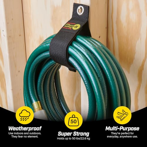 Heavy-Duty Wrap-It Storage Straps, 22" (2 Pack) - size: 22" (2-Pack)