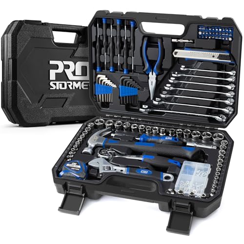 Prostormer 200-Piece Hand Tool Set, General Home and Auto Repair Kit