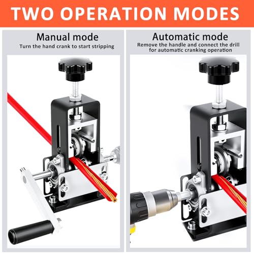 Manual Wire Stripping Machine,Gauge Wire 1-23MM,Electric and Manual