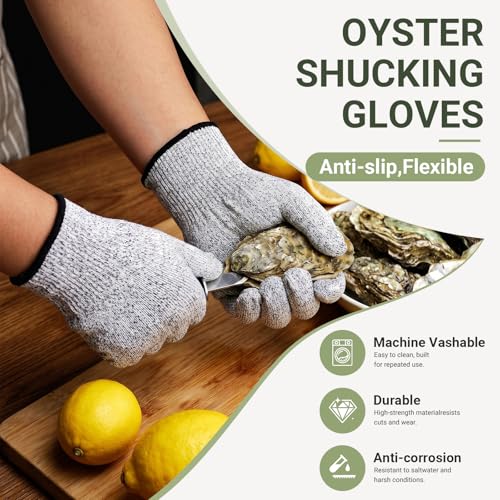 Cut Resistant Gloves for Men Women, Kitchen Gloves for Food Prep