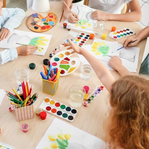 PATIKIL 12"x16" Wooden Paint Palette Wood Painting Color Mixing Square 2Pcs - size: 12" x 16"