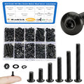 KADRICK 900Pcs M3 Screw Kit,Hex Socket Button Head M3 Bolts Length 6mm-25mm - size: M3 900Pcs 6-25mm