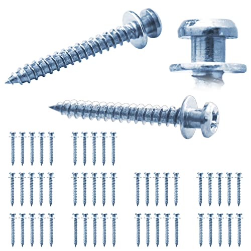 50Pc Drywall Bear Claw Screws for D-Rings/Wire/Keyholes Hang Picture - size: Blue Zinc