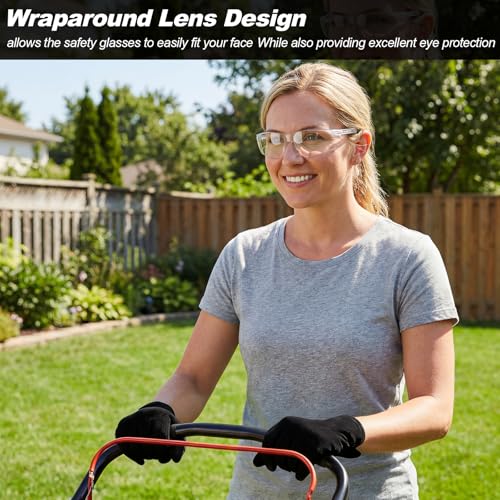 Salfboy 30 Pack Clear Safety Glasses Bulk Ansi Z87.1 Eye Protection Glasses - color: 118-30 Clear