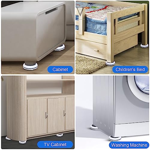 Heavy Duty Furniture Lifter 4 Appliance Roller 163 LBS Load Capacity Wheels + Adjustable Lifting Tool Lever Suitable Easy Safe Moving Sofas Couch Washer Dryer Refrigerator Bed - size: Slider