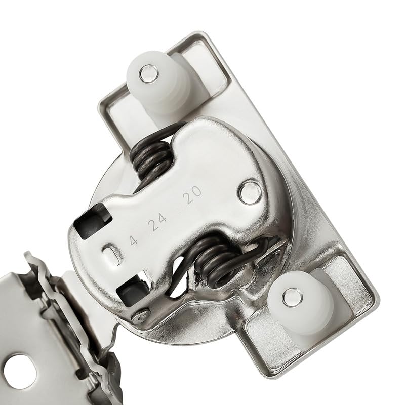 Ravinte 1 Inch Overlay Soft Close Hinge Kitchen Cabinet Hinges 10 Pack - size: 1 inch Overlay