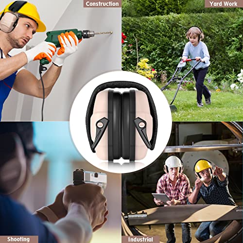 ucho 34dB Slim Noise Shooting Ear Protection - Special Designed Ear Muffs Lighter Weight & Maximum Hearing Protection