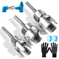 3 Pcs PVC Pipe Threader Kit – Integrated Internal & External Threading Tool
