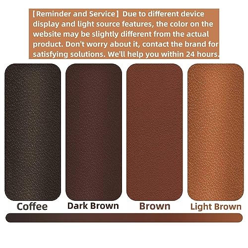 Leather Repair Kits, Large Vinyl Repair Patch for Couches Furniture - color: Dark Brown, size: 17X79 inch