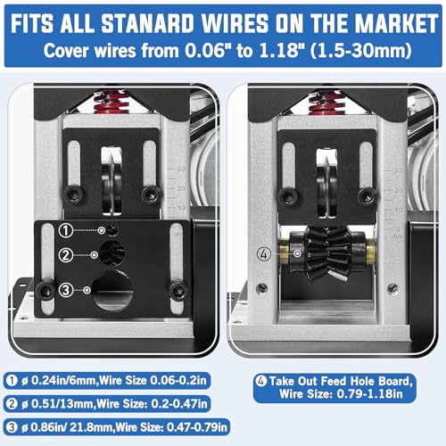 Automatic Wire Stripping Machine, 0.06''–1.18'' Copper Stripper