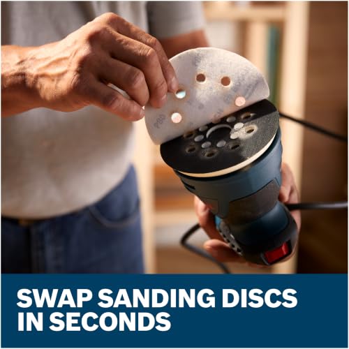BOSCH ROS20VSC Palm Sander, Variable Speed Random Orbital Sander - style: Industrial