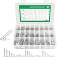1440Pcs Screw Assortment Kit, M2 M3 M4 Stainless Steel Hex Flat Cap Bolts - size: SS M2 M3 M4 1440pcs 1