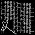 60 PCS 4in Grid Wall Hooks, Storage Gridwall Display Hangers, Heavy Duty