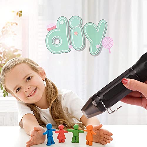 LDK Mini Heat Gun, 300W Hot Air Gun Dual Temperature 392℉ & 662℉ - color: Black