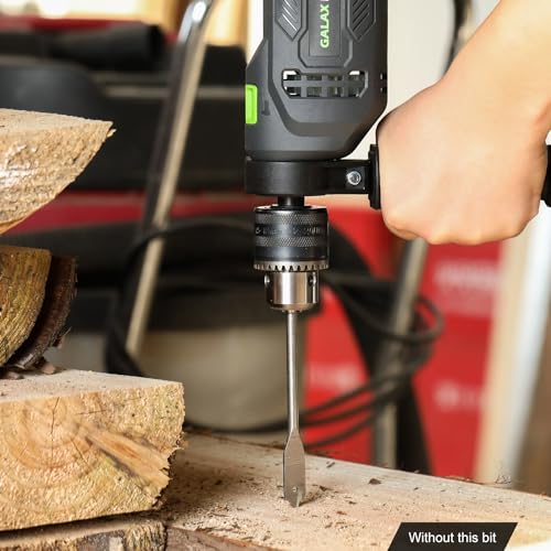 GALAX PRO 4.5Amp 0-3000RPM Corded Hammer Drill with 12 Variable Speed - style: Hammerdrill with 5pcs drill Bit