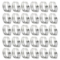 Hose Clamp, 30PCS Fuel Line Clamp, 3/4"-1 1/8"(19-29mm) Radiator Hose Clamp - size: 19-29mm