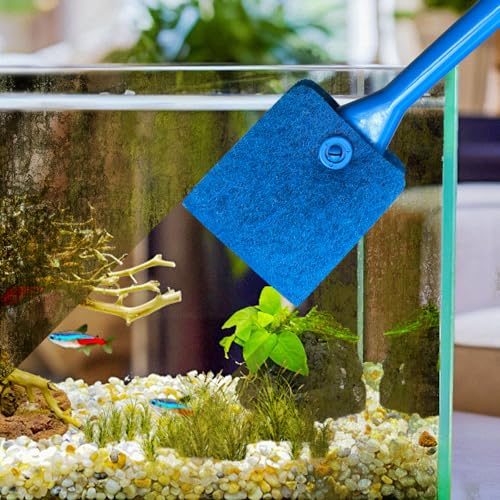 Promising Aquarium Cleaning Brush, Double Sided Sponge Fish Tank Scrubber