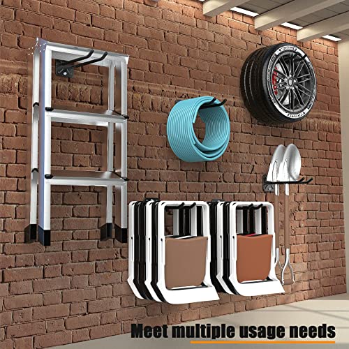 Garage Hooks 12.4 Inch Heavy Duty Garage Metal Hooks
