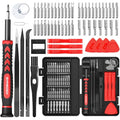 SHARDEN 59 in 1 Small Magnetic Precision Screwdriver Set With Case - color: Red