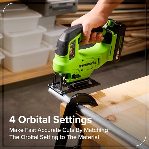 GREENWORKS 24V (8-TOOL) Combo (Drill, Impact Driver, Circular Saw, Reciprocating Saw, Jigsaw, Multi-Tool, Sander, Flashlight), 4.0Ah + (2) 2.0Ah (Power Bank) Batteries, (2) Cables, 65W Rapid Charger - size: 8PCS Combo Kits
