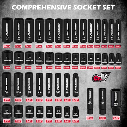 Premium 132-Piece Mechanics Tool Set, SAE/Metric 1/4" & 3/8" Drive Socket Set, Ratcheting Wrenches, Extensions & Adapters, Quick-Release Ratchet, Professional Auto Repair Tool Kit with Storage Case - style: New Version