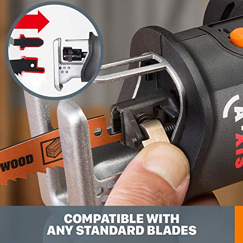 WORX Cordless Reciprocating Saw & Jigsaw, 20V 3/4-Inch 2-in-1, WX550L.9 - style: Battery + Charger Not Included