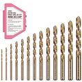 Metric 13Pcs(1.5mm-6.5mm) M35 Cobalt Drill Bit Set - size: 13pcs Cobalt Drill（Metric）