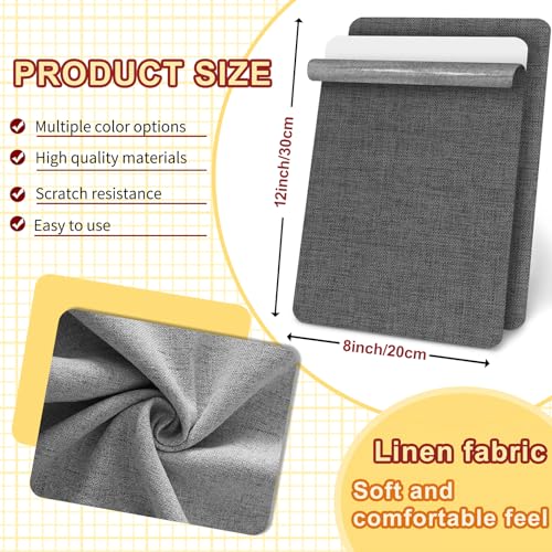 Linen Repair Tape 2Pcs 8x12 inch, Self Adhesive Fabric Patches, Couch Repair Patch Kit, Fabric Repair Tape for Furniture, Sofas, Carpet, DIY, Headboards, Chairs, Pillows, Linen Goods - Beige - color: Beige, size: 8x12inch