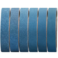 10-Piece Premium 2 x 27 Inch Zirconia Sanding Belts 40-400 Grit - color: Mix Grit, size: 2x27 Inch