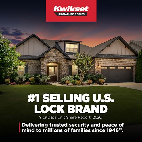 Kwikset 720SEL-4 Sedona Lever Passage Door Lock with 6AL Latch and RCS Strike Satin Brass Finish - color: Satin Brass, size: Passage