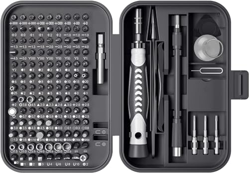 Precision Screwdriver Set, 130 in 1 Mini Screwdriver Set Tool, Black - color: Black, size: 130