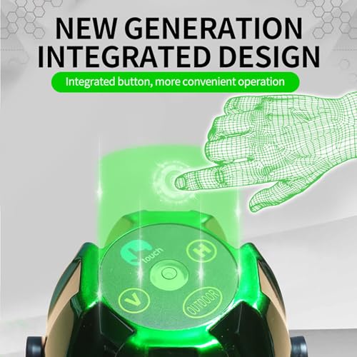 （Laser Level Outside）Outdoor Lasers 5 Lines Green Laser Level 360 Self Leveling Rotary Precision Level Tool Super Bright