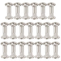 20 Sets Furniture Joint Connector Bolt & Cap Nuts Kits (16mm Sleeve) - size: M5 x 16mm