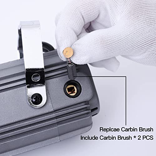 High-Powered 800W Flex Shaft Rotary Tool with Foot Pedal Control and Metal Flexible Shaft - Electric Hanging Grinder Carver for Metalworking, Repair, Carving, Buffing, Polishing, Sanding at 23000 RPM - size: 800W Chuck 0.4-6.5mm
