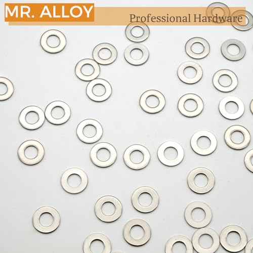 3/8" Stainless Flat Washers, 3/8" x 13/16" OD - size: 3/8 (100)