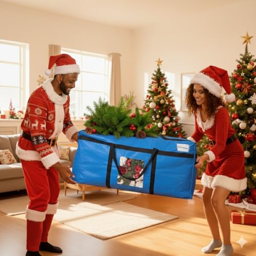 TAILI 1 Pack 69 Gallon Extra Large Storage Bags with Visible Window,Blue - color: Blue, size: 1 Pack