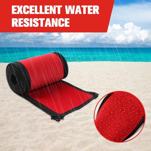 Red 60'' Neoprene Trolling Motor Cable Sleeve, Cable Organizer