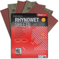 INDASA Rhynowet Red Line Wet Dry Sanding Sheets 9 x 11 Inch 150 Grit Waterproof Latex Backing Abrasive Paper for Wood Metal Automotive Surface Prep Pack of 50 - size: 150-Grit 9"x11"