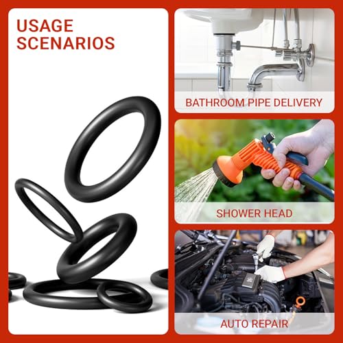 419 Pcs O-Ring O Rings Assortment Kit 32 Sizes Nitrile Rubber - style: 32 Size/419 Pcs