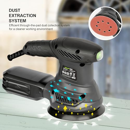 GALAX PRO 2.5A 13000RPM Rotary Electric Orbital Sander with 6 Various Speed - style: 300W
