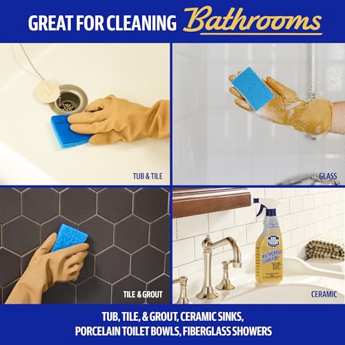 Bar Keepers Friend Soft Cleanser 26 oz + Spray & Foam Multipurpose MORE Spray Cleaner 25.4 oz, Multi Purpose Cleaner Bundle, Removes Grease, Rust Stains, Soap Scum & More in Home & Outdoors - size: 26 Fl Oz (Pack of 1)