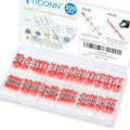 TICONN 200 Pcs Solder Seal Wire Connectors, Heat Shrink Butt Splice - size: Red 200 Pieces