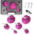 PVC Pipe Reamer Kit 6 PCS 1/2", 1", 1-1/4", 2", 3", 4" for SCH 40 PVC CPVC ABS - size: 1/2+1+1-1/4+2+3+4 Inch