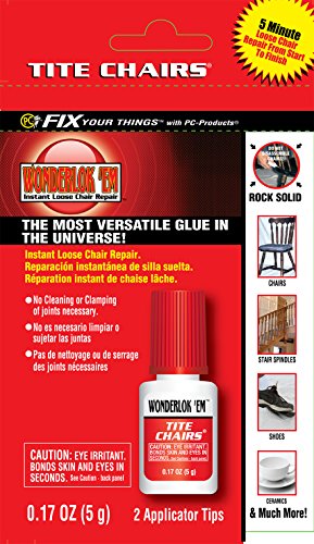 Wonderlokking Tite Chairs, Adhesive for Chair Joint and Furniture Repair by PC-Products, 5 gram 208120 - size: 5 gram