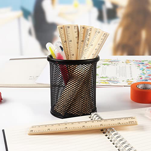 ZZTX 3 Pack Wooden Ruler 6 Inch（15 cm) - color: 3 Pack, 6 Inch